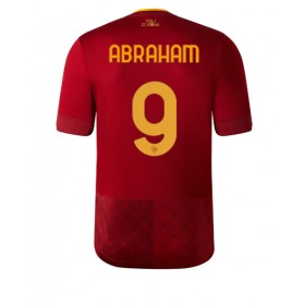Herren Fußballbekleidung AS Roma Tammy Abraham #9 Heimtrikot 2022-23 Kurzarm